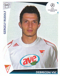 Gergely Rudolf Debreceni VSC samolepka UEFA Champions League 2009/10 #344
